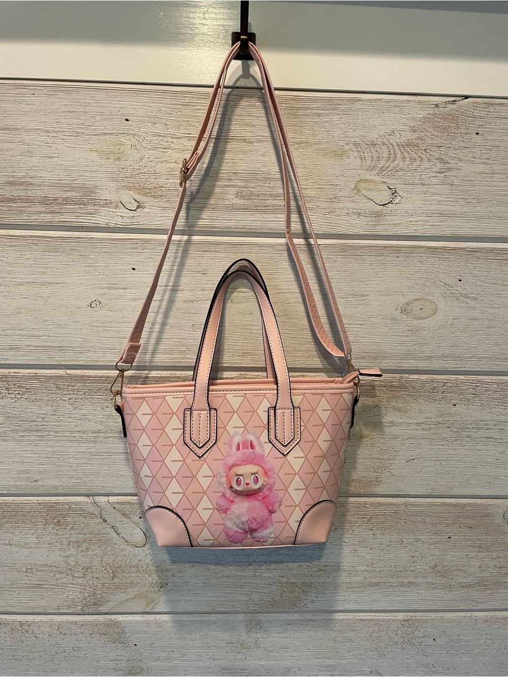 Pink Labubu Character purse